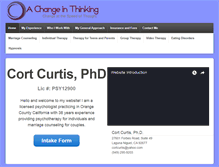 Tablet Screenshot of achangeinthinking.com